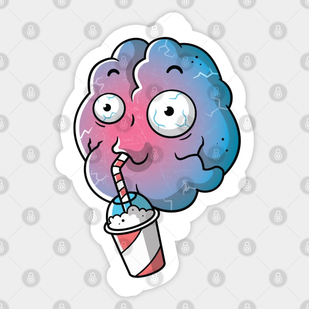 Brain Freeze Sticker by zoljo